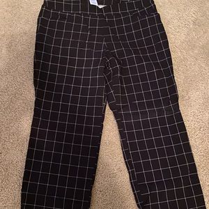 Black and White checker Pants